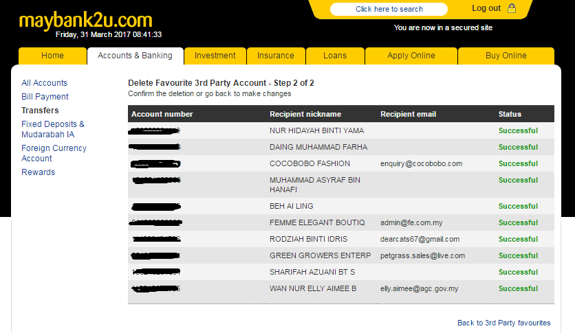 maybank2u statement history - Boris Gibson