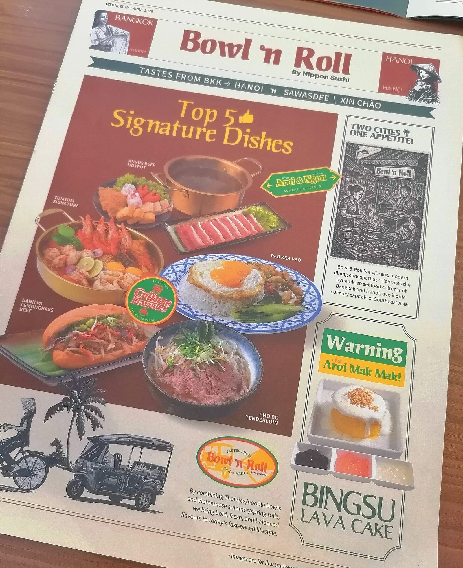 Bowl N Roll: A Taste of Thailand & Vietnam Under One Roof